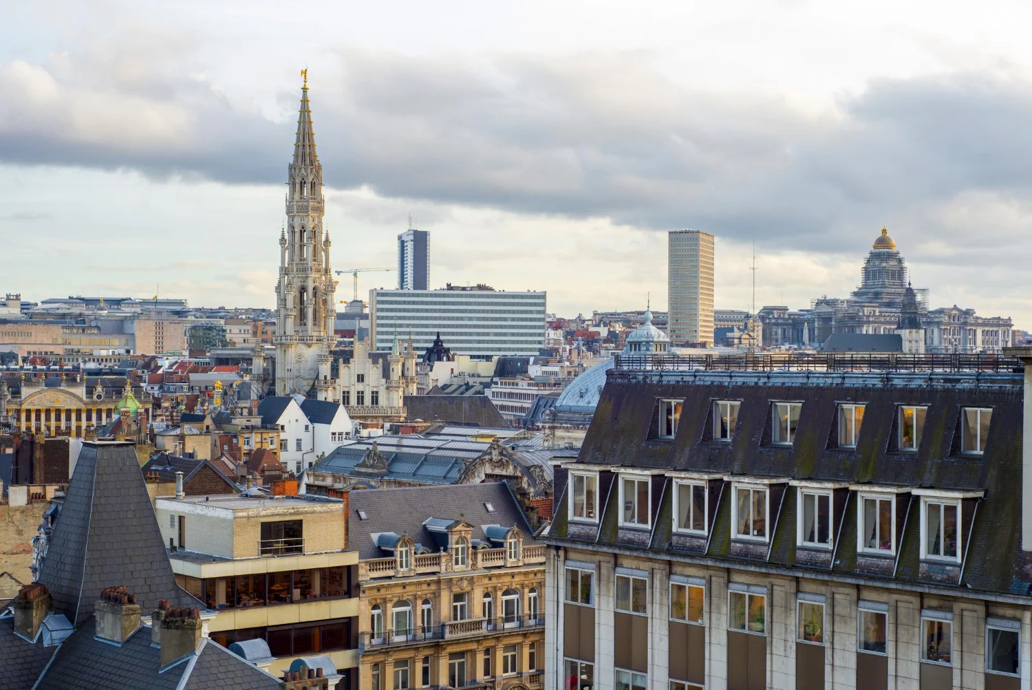 Vue de la ville de Bruxelles lors de la réforme du certificat PEB
