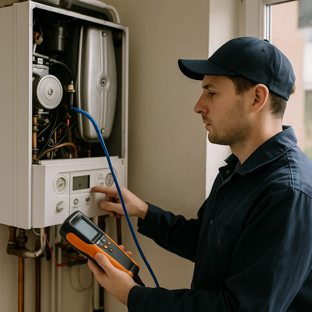 Illustration : contrôle chaudière gaz bruxelles certificat